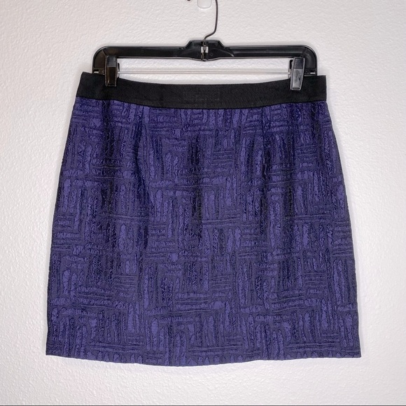 Banana Republic Navy Mini Skirt - Picture 1 of 2